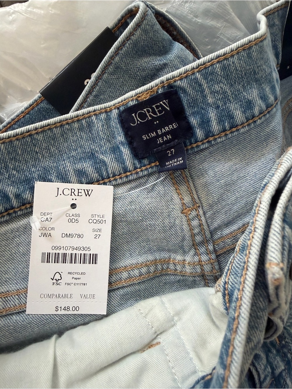 J.Crew slim barril jeans - Picture 4 of 5